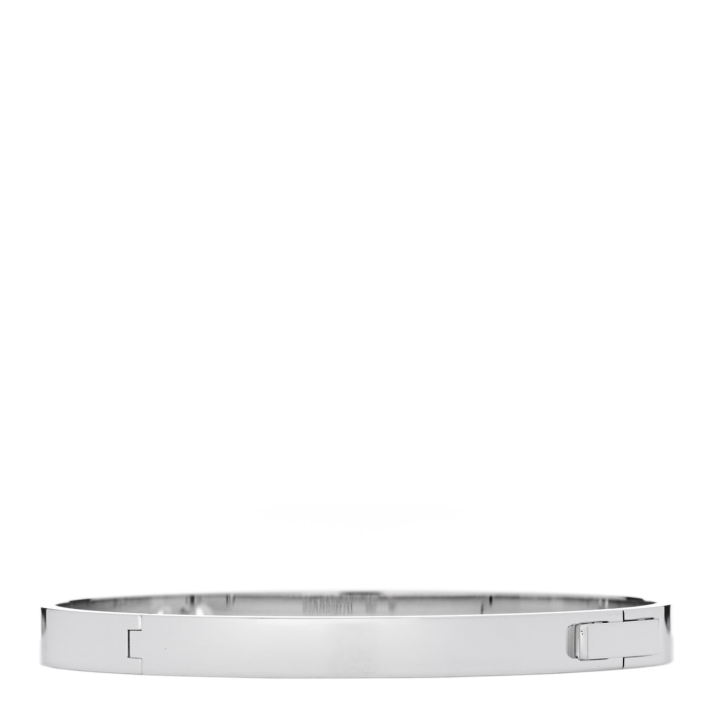 18K White Gold Diamond PM H D'Ancre Bracelet ST