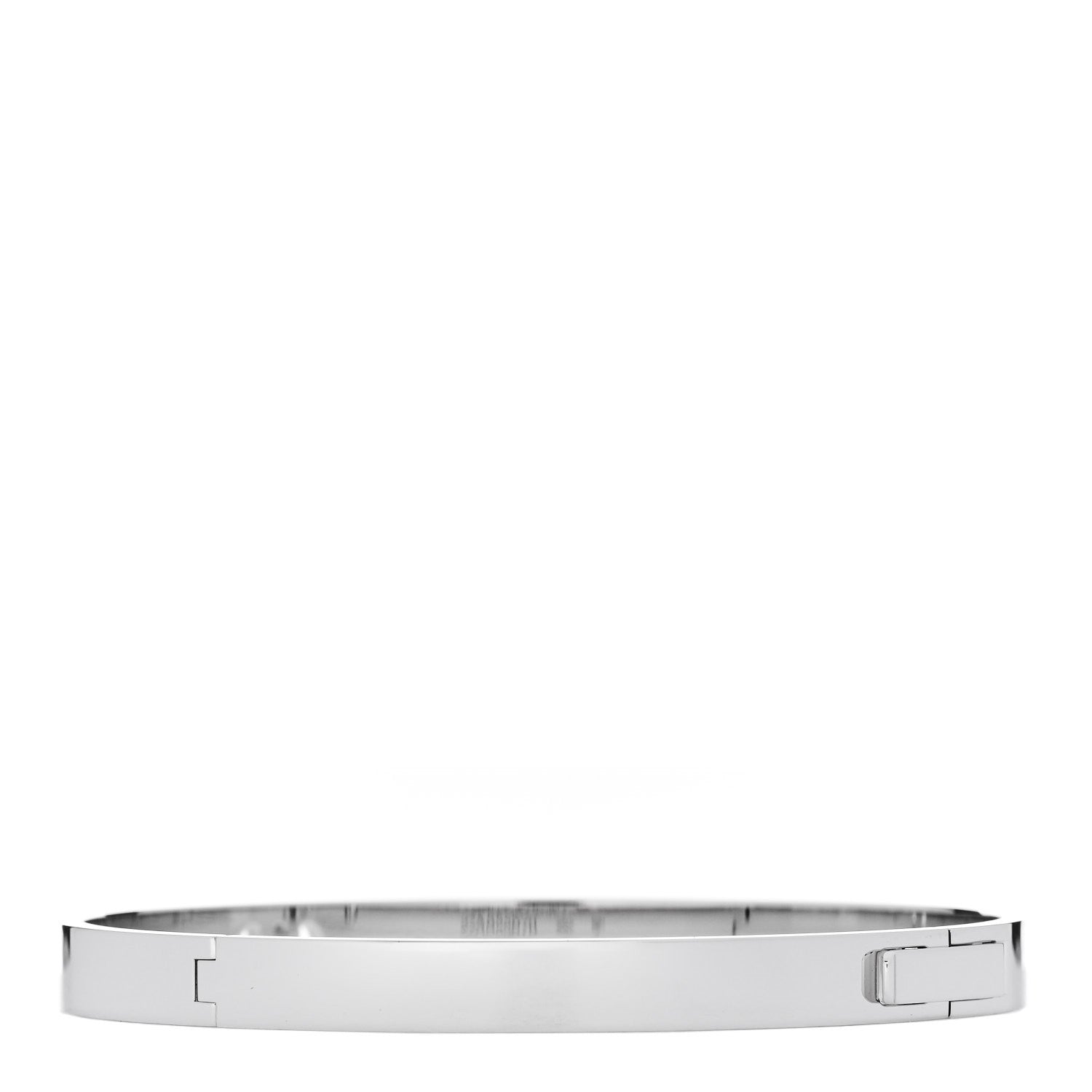 Hermes 18K White Gold Diamond PM H D'Ancre Bracelet ST 2 of 4