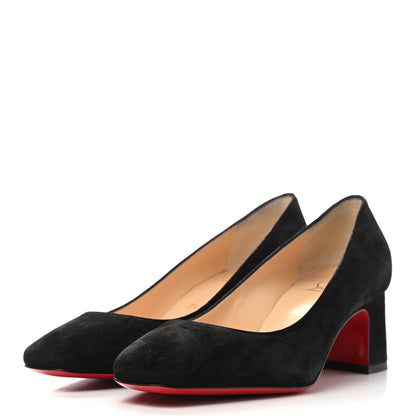 Christian Louboutin Veau Velours Donna Studs 55 Pumps 35.5 Black 3 of 9