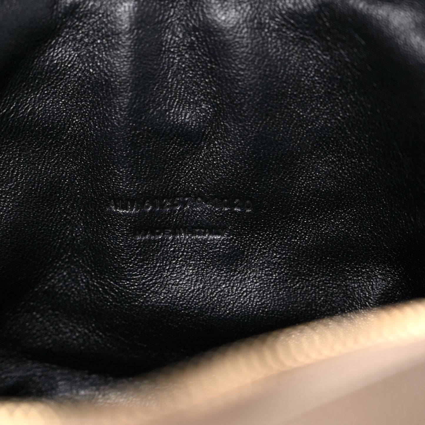Grain De Poudre Matelasse Monogram Mini Lou Camera Bag Dark Latte