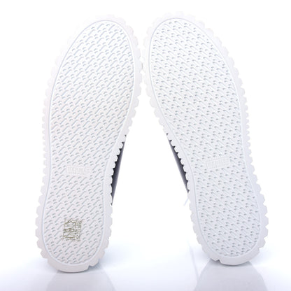 Hermes Calfskin Cross Sneakers 40 Black 6 of 11