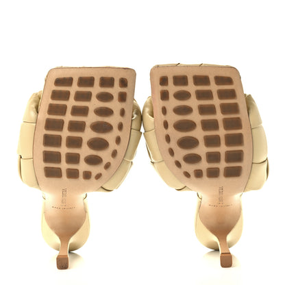 Bottega Veneta Nappa Maxi Intrecciato Lido Mule Sandals 37 Cane Sugar 7 of 9