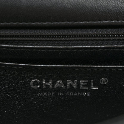 Chanel Lambskin Quilted Mini Rectangular Flap Black 6 of 10