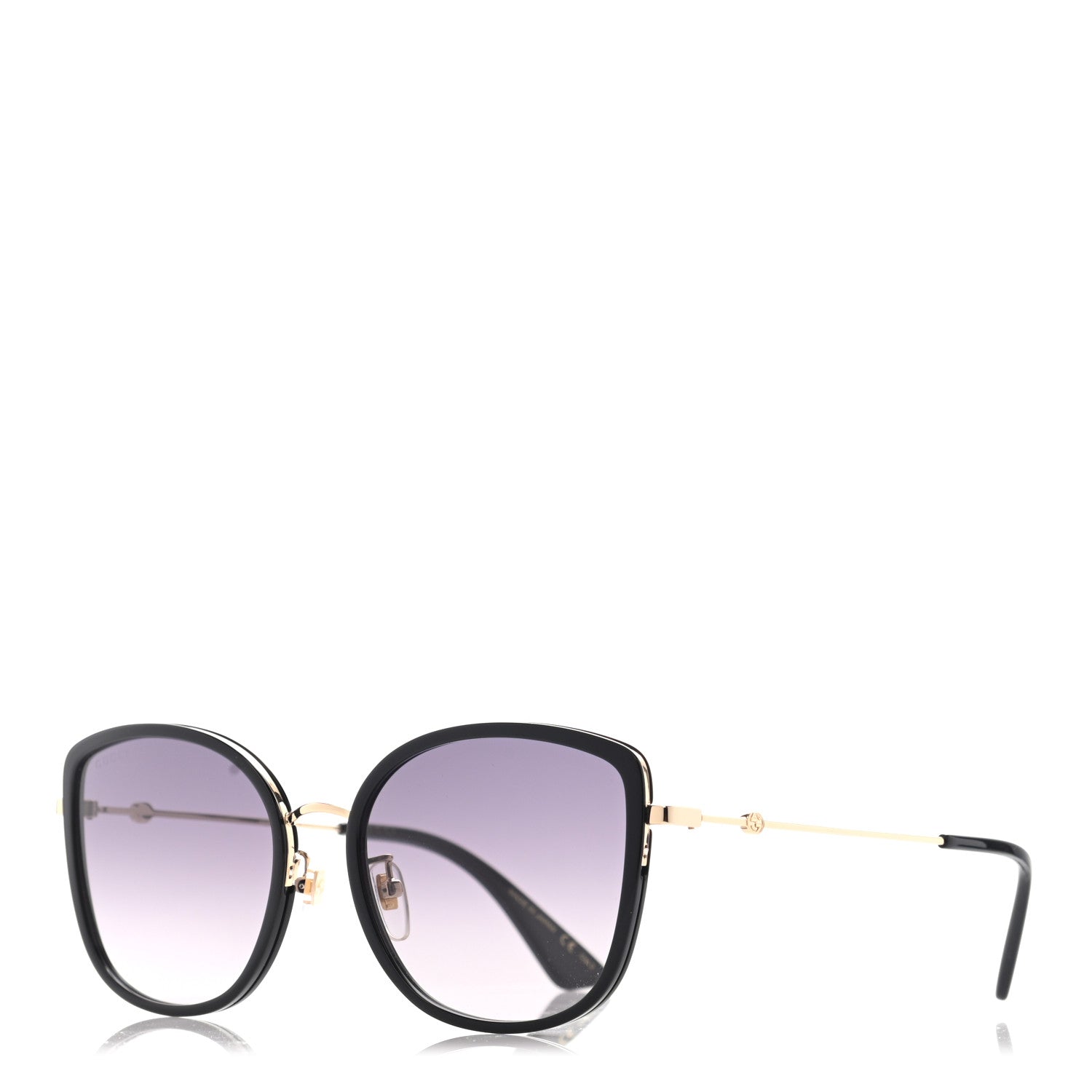 Gucci Cat Eye Sunglasses GG0606SK Black 1 of 7