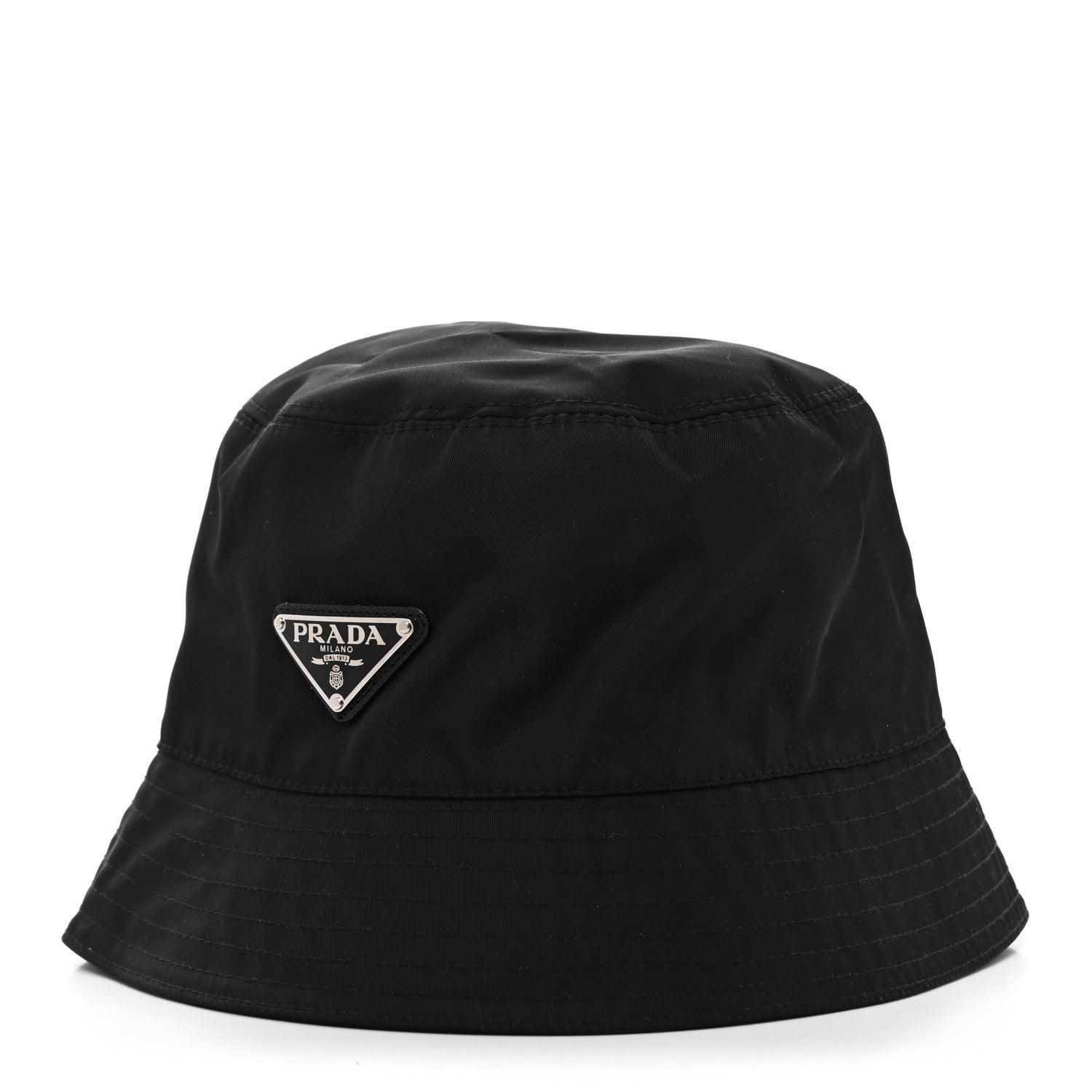 Prada Nylon Bucket Hat S Black 1 of 8