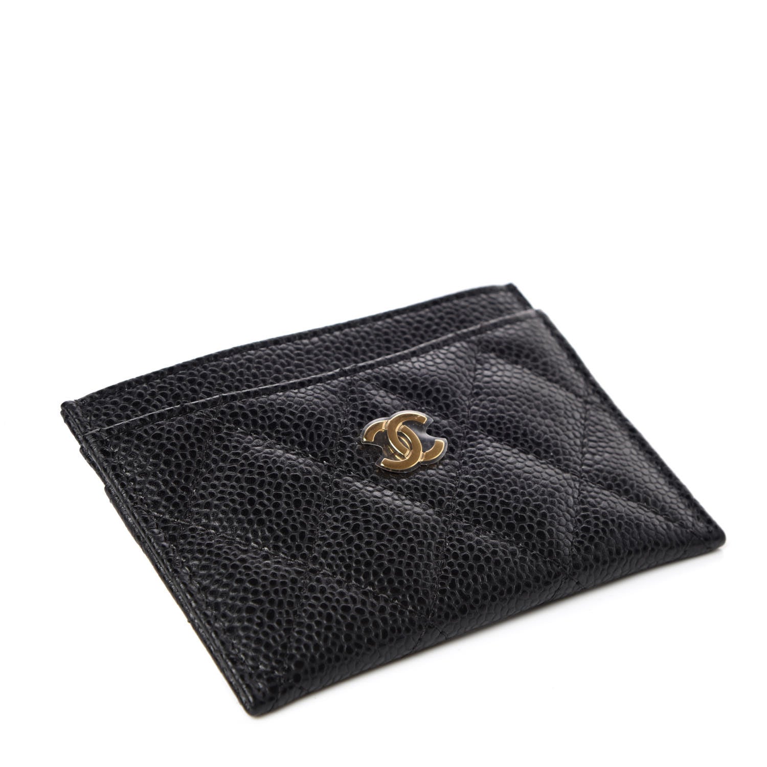 Chanel Caviar Quilted Card Holder Black 4 of 10