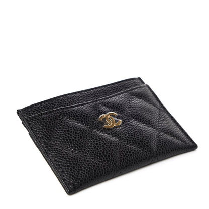 Chanel Caviar Quilted Card Holder Black 4 of 10