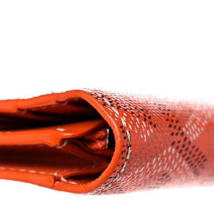 Goyard Goyardine Richelieu Wallet Orange 9 of 17