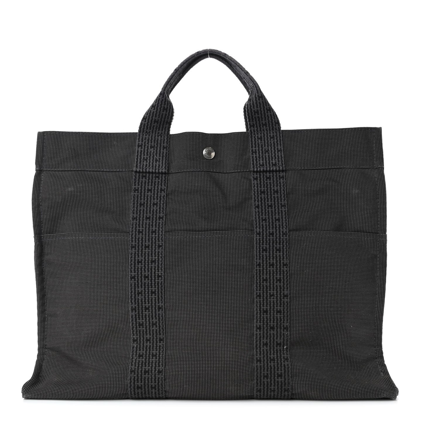 Canvas Herline MM Tote Grey