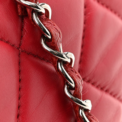 Chanel Calfskin Caviar Quilted Large Shopping Tote Red 12 of 14