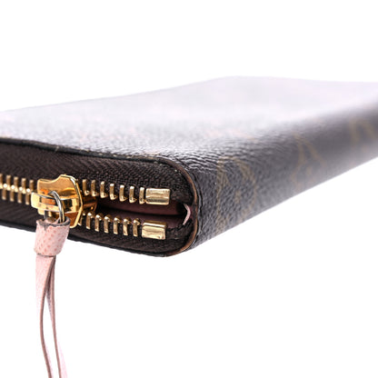 Louis Vuitton Monogram Clemence Wallet Rose Ballerine 8 of 14