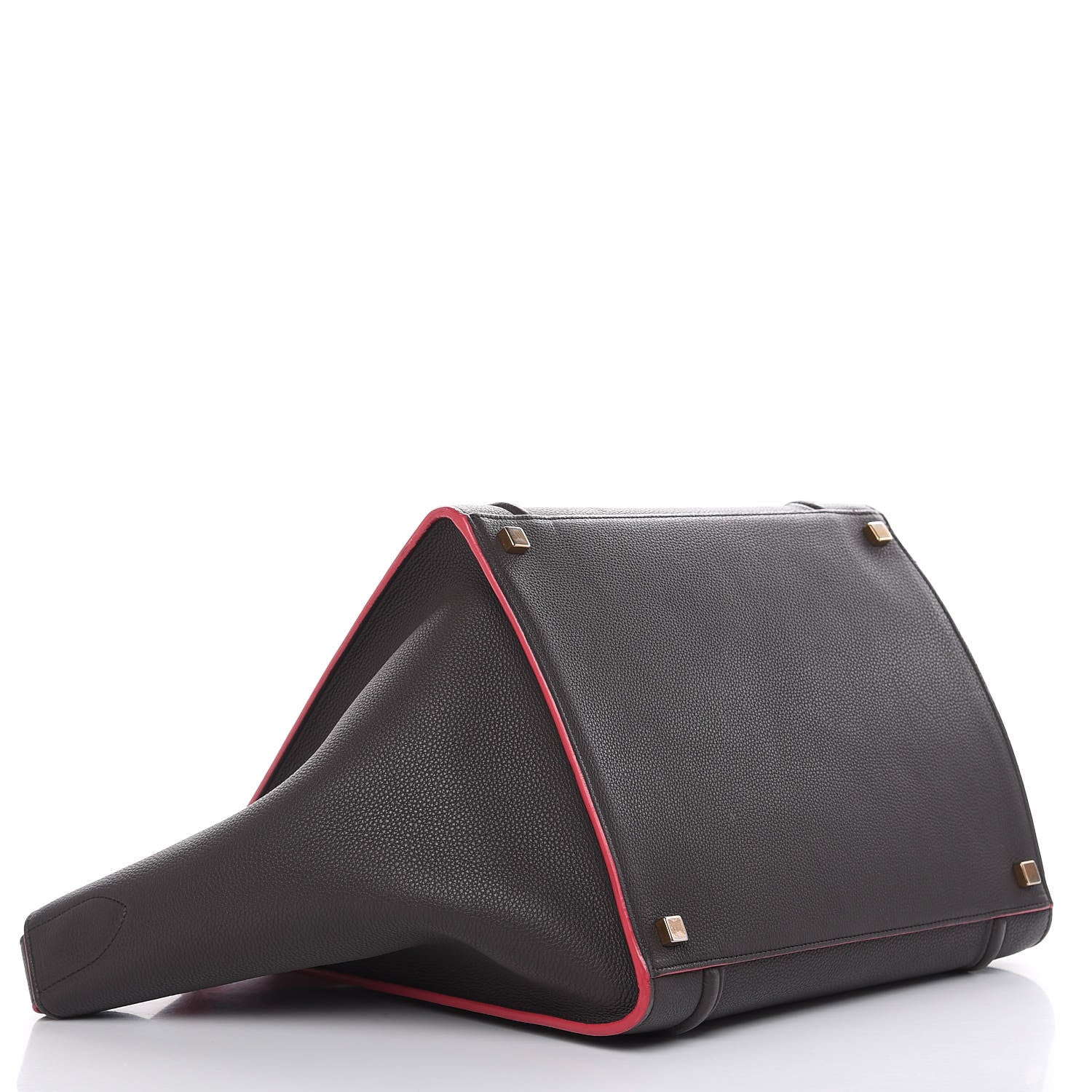 Celine Baby Grained Calfskin Medium Phantom Luggage Dark Taupe 4 of 15