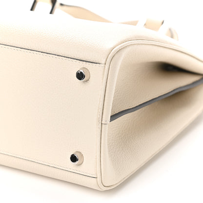 Gucci Grainy Calfskin Medium Zumi Top Handle Bag Mystic White 9 of 9