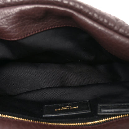 Saint Laurent Grained Lambskin Medium Calypso Dark Currant 5 of 10