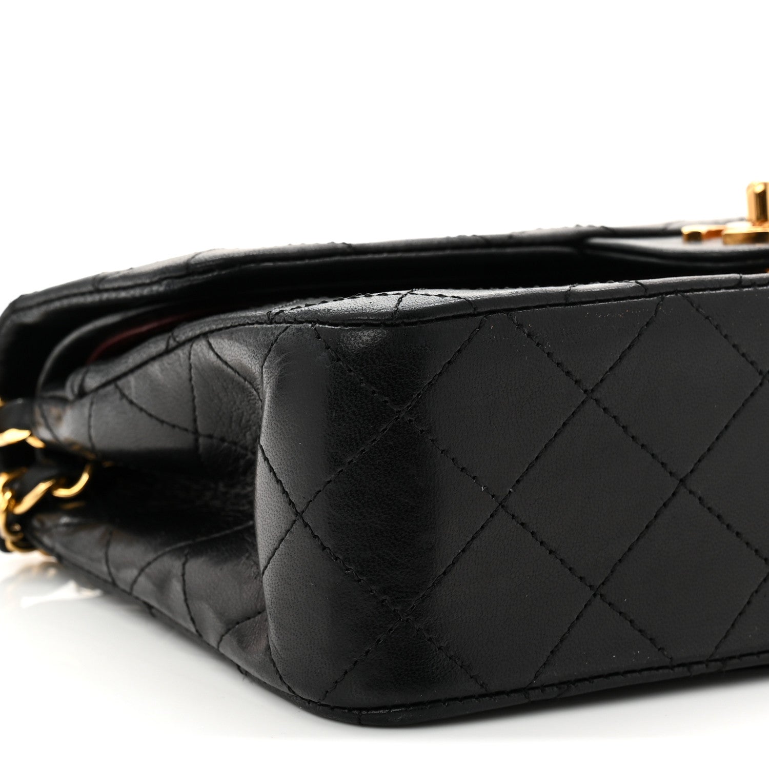 Chanel Lambskin Quilted Small Double Flap Black 9 of 10
