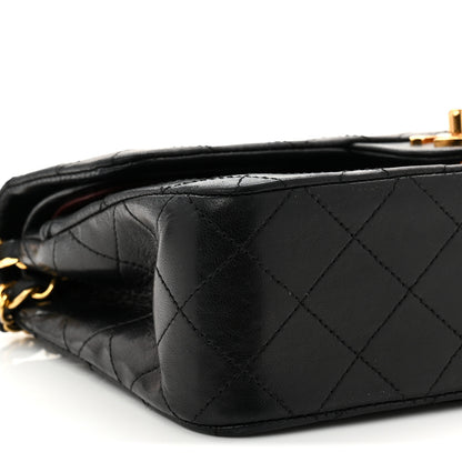 Chanel Lambskin Quilted Small Double Flap Black 9 of 10