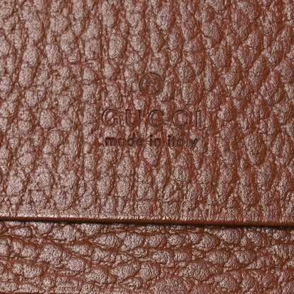 Gucci New Denim GG Monogram Jackie 1961 Card Case Blue Tea Cuir 7 of 11