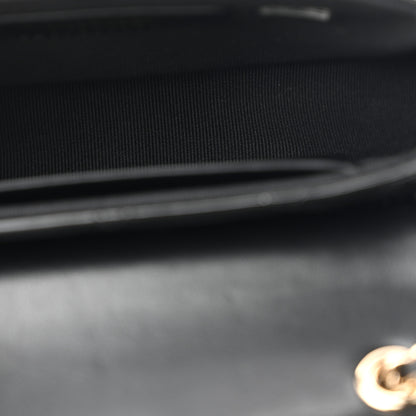 Chanel Patent Calfskin Quilted Mini Clutch Black 5 of 10
