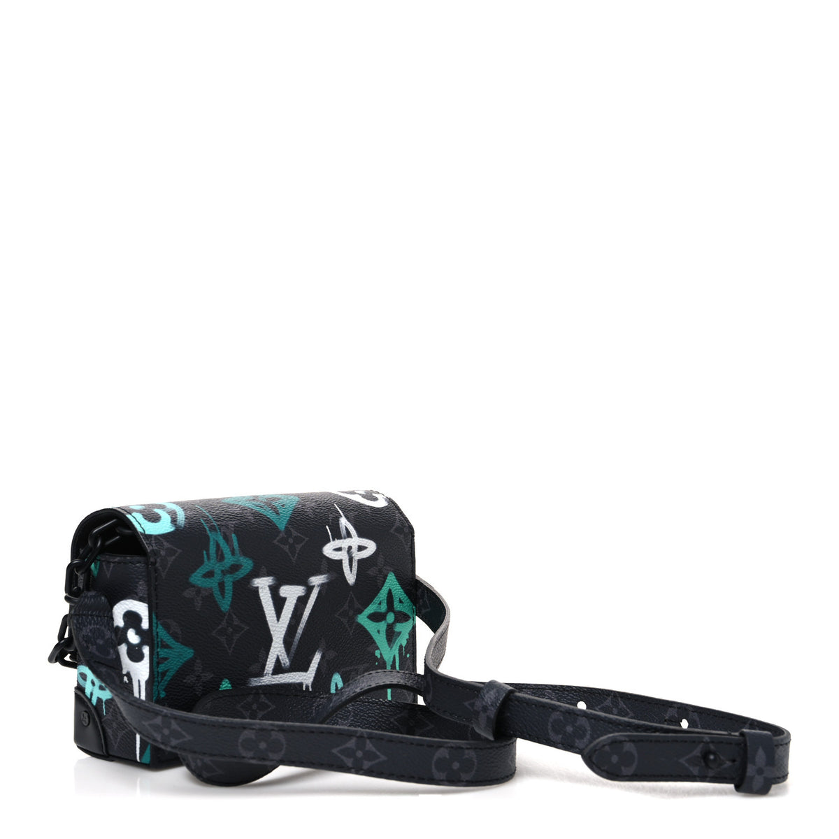 Monogram Eclipse Steamer Wearable Wallet Graffiti Multicolor