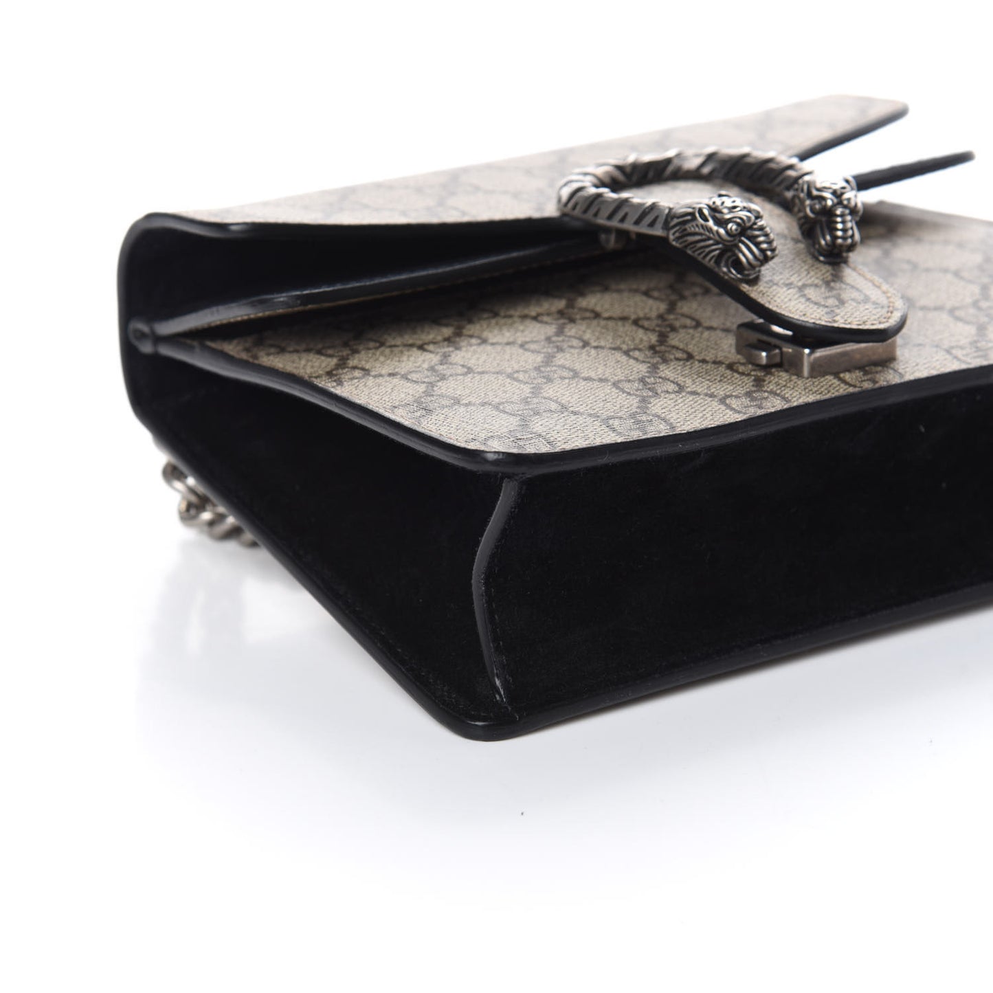 GG Supreme Monogram Mini Dionysus Shoulder Bag Black