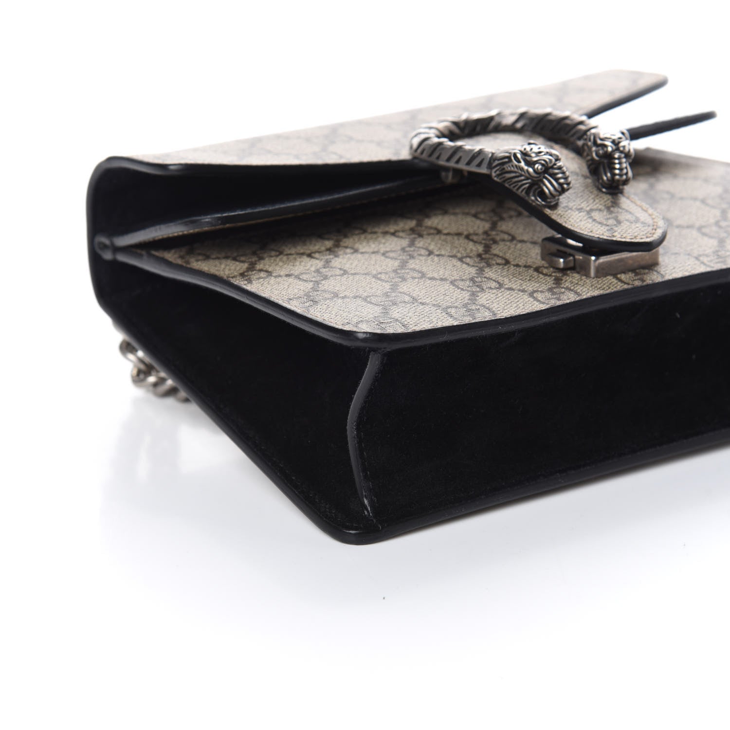 Gucci GG Supreme Monogram Mini Dionysus Shoulder Bag Black 8 of 9