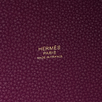 Hermes Taurillon Maurice Picotin Lock 22 MM Anemone 7 of 13