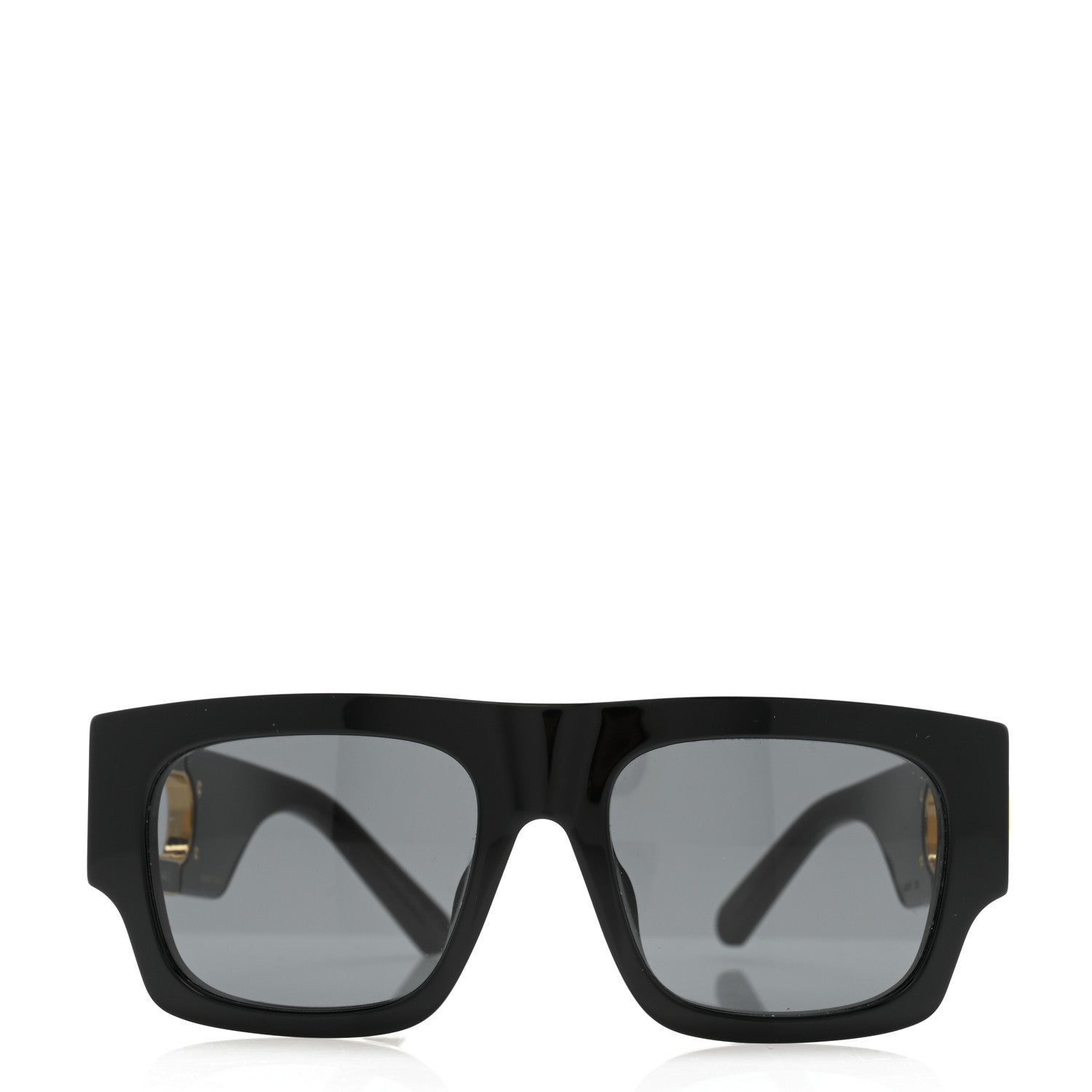 Louis Vuitton Acetate LV Link Square Sunglasses Z1478E Black 2 of 9