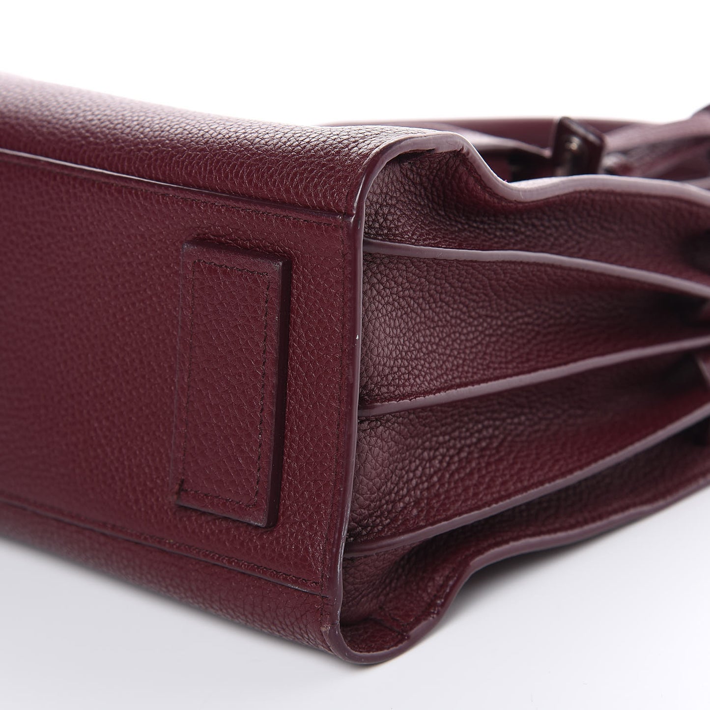 Grained Calfskin Baby Sac De Jour Souple Rouge Legion