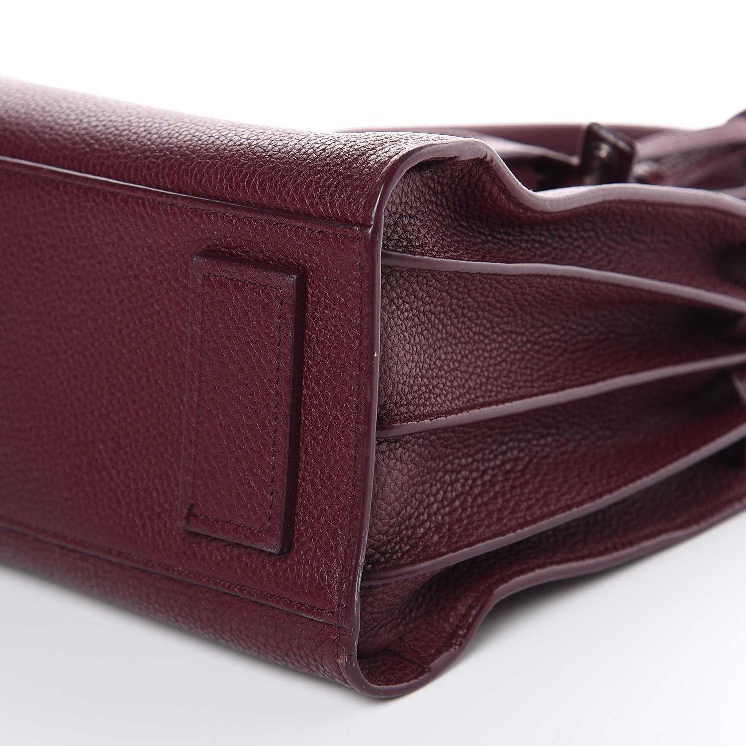 Saint Laurent Grained Calfskin Baby Sac De Jour Souple Rouge Legion 8 of 9