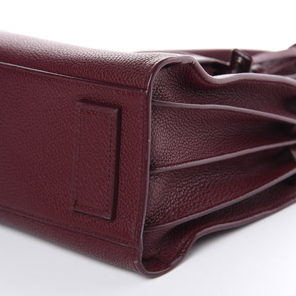 Saint Laurent Grained Calfskin Baby Sac De Jour Souple Rouge Legion 8 of 9