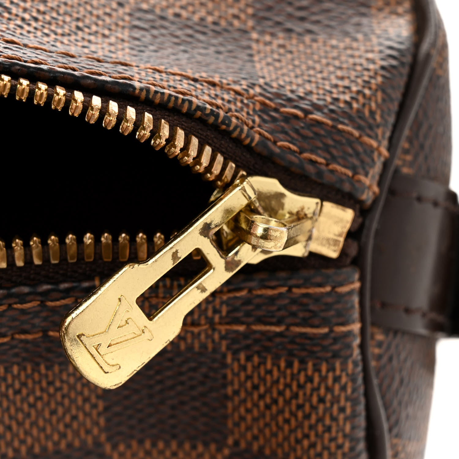 Louis Vuitton Damier Ebene Speedy Bandouliere 25 16 of 19