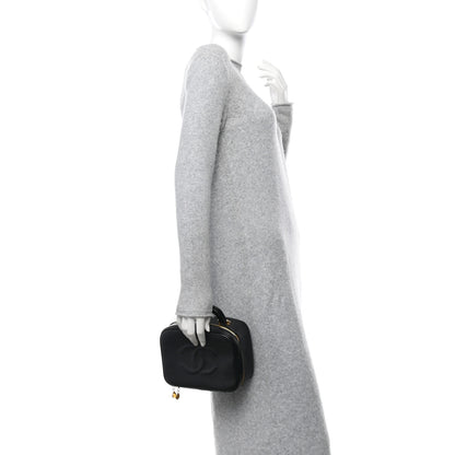 Chanel Caviar Timeless CC Vanity Case Black 2 of 12