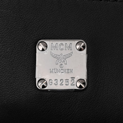 MCM Metallic Visetos Medium Kira North South Shopper Tote Scooter Red 7 of 11