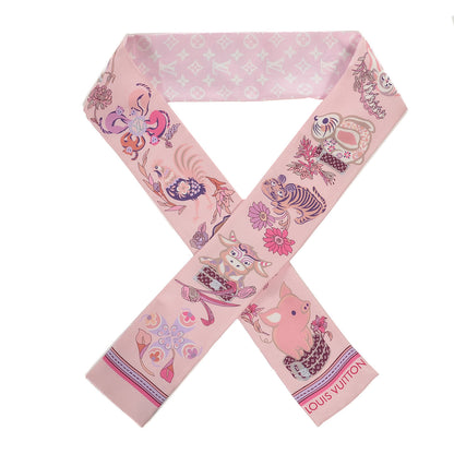 Louis Vuitton Silk Monogram Superstition Bandeau Rose Clair 1 of 5