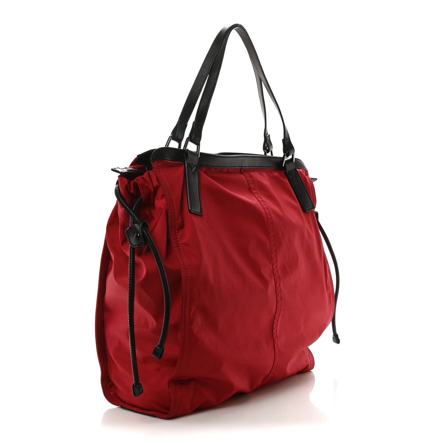 Burberry Nylon Buckleigh Packable Tote Bag Red 3 of 10