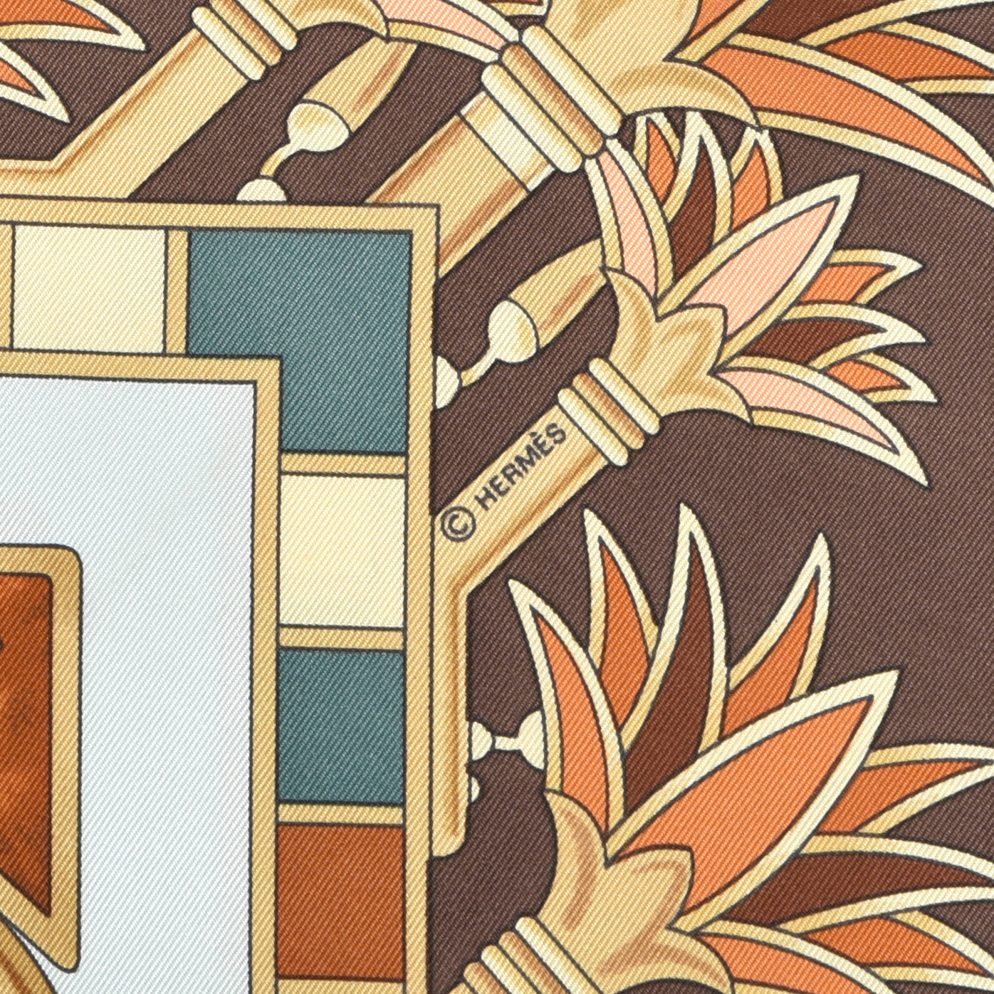 Hermes Silk Tresors Du Nil Scarf 90 4 of 5