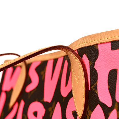 Louis Vuitton Monogram Graffiti Neverfull GM Fuchsia 11 of 11