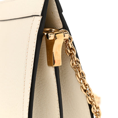 Gucci Textured Calfskin Web Small Ophidia Chain Shoulder Bag Mystic White 12 of 13
