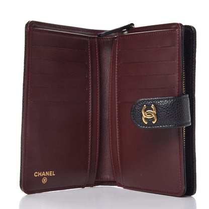 Chanel Caviar Quilted Zipped Pocket Wallet Black 15 of 20