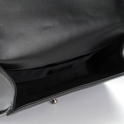 Chanel Lambskin Quilted Medium Boy Flap Black 5 of 7