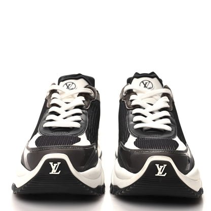Louis Vuitton Monogram Calfskin Run 55 Sneakers 40 Black 2 of 9