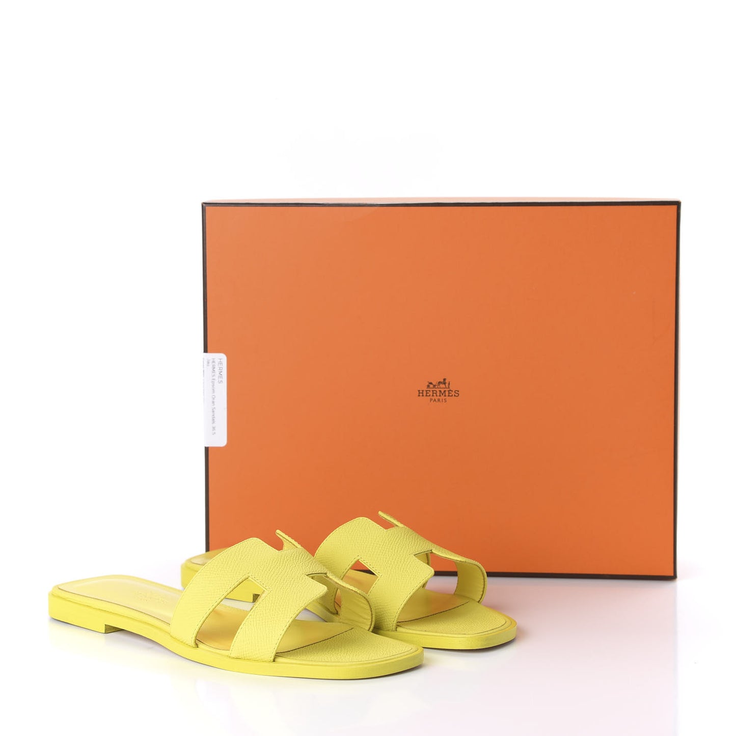 Epsom Oran Sandals 36.5 Jaune Pollen