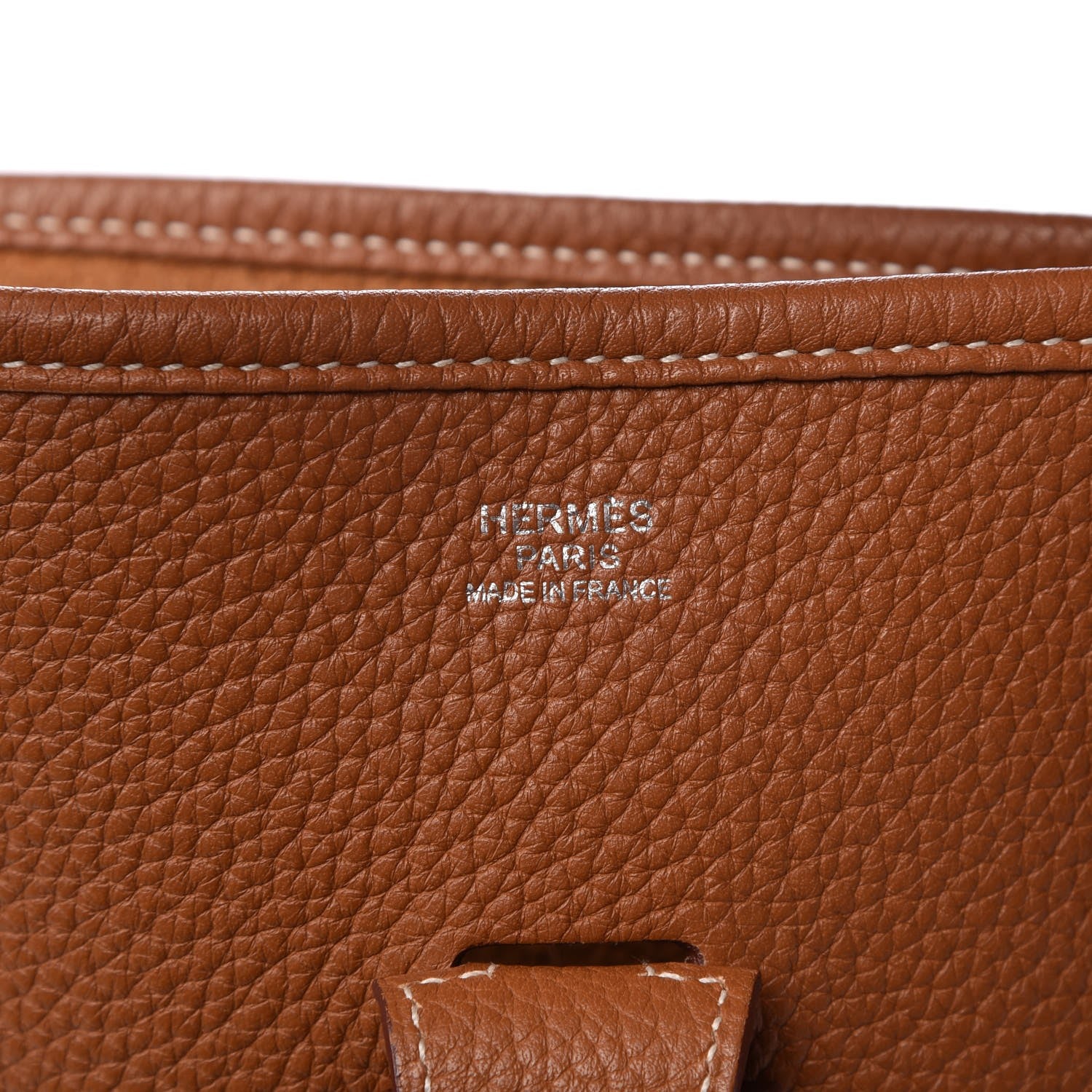 Hermes Taurillon Clemence Evelyne III GM Gold 6 of 10