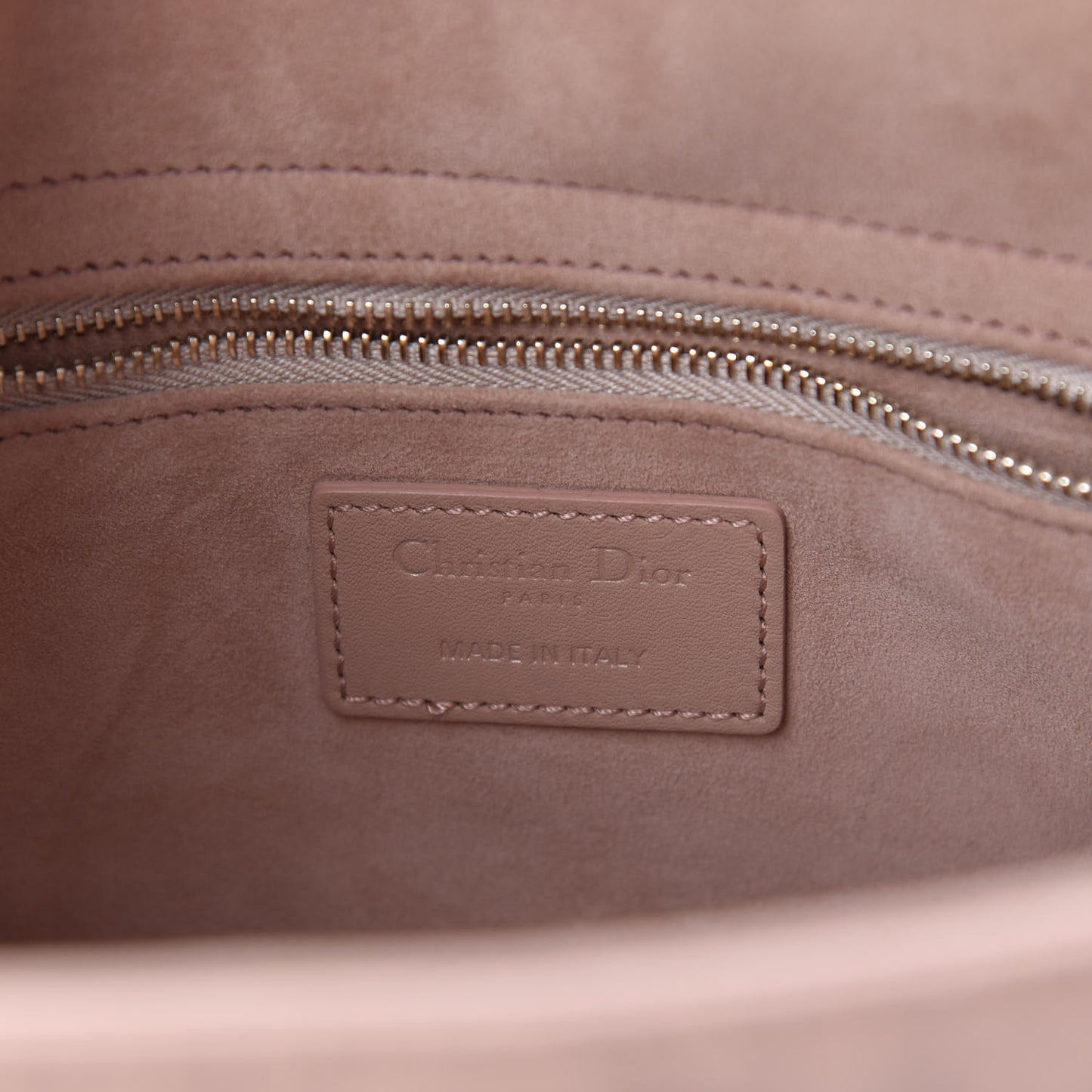 Ultra Matte Calfskin Cannage Medium Lady Dior Beige