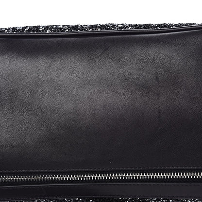 Saint Laurent Lambskin Glitter Belt Bag Metallic Black 10 of 10