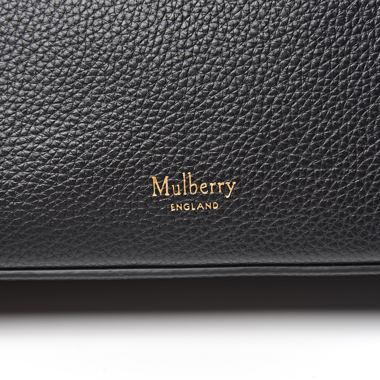 Small Classic Grain Calfskin Mini Seaton Black