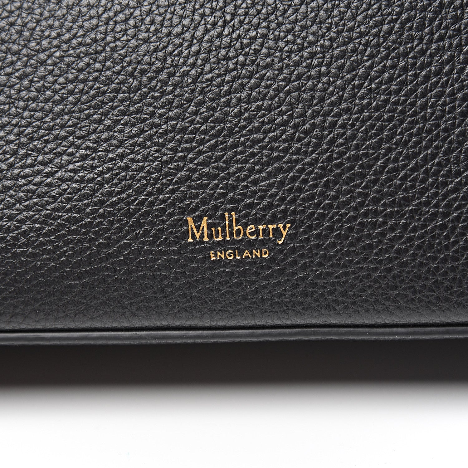 Mulberry Small Classic Grain Calfskin Mini Seaton Black 5 of 9