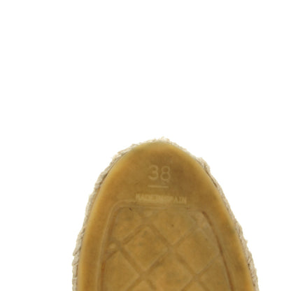 Chanel Canvas CC Espadrilles 38 Black 6 of 10