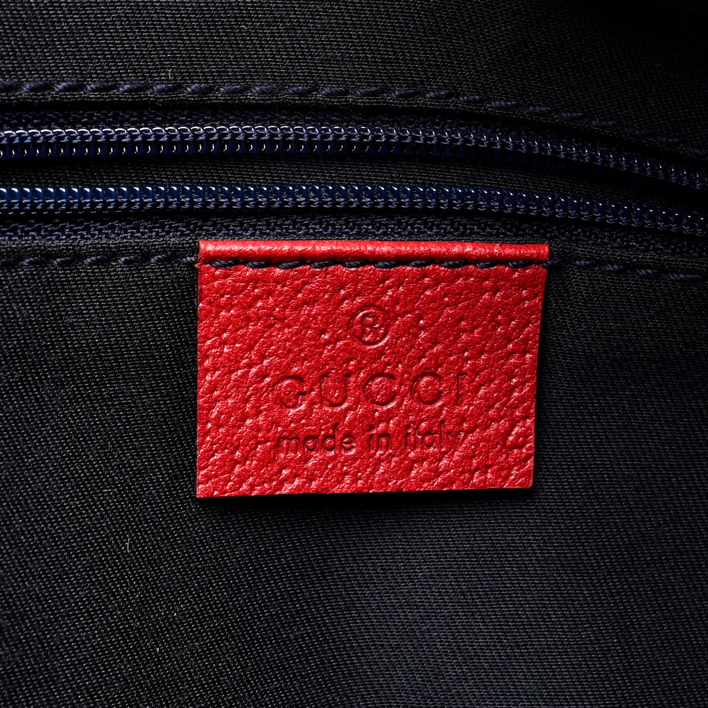 Monogram Abbey Messenger Bag Navy Red