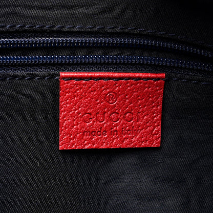 Gucci Monogram Abbey Messenger Bag Navy Red 6 of 10